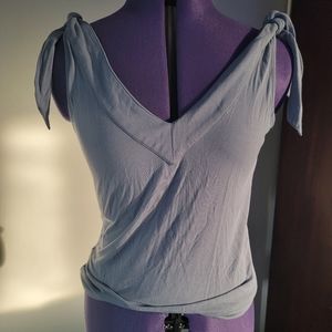 Grey summer dress top
